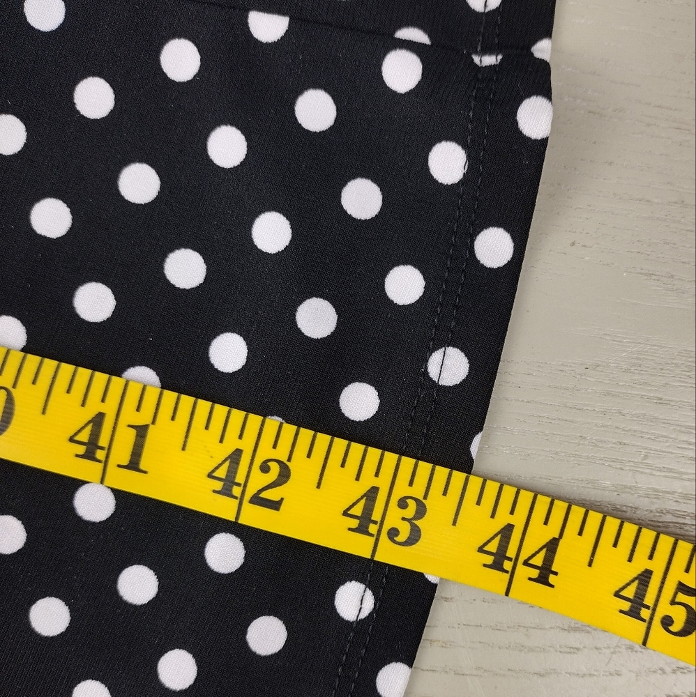 Chaps Polka Dot Dress - Picture 4 of 8